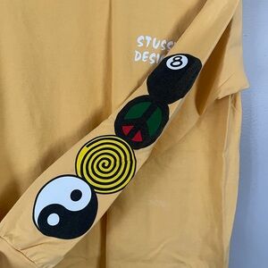 Stussy Yellow Long Sleeve Shirt